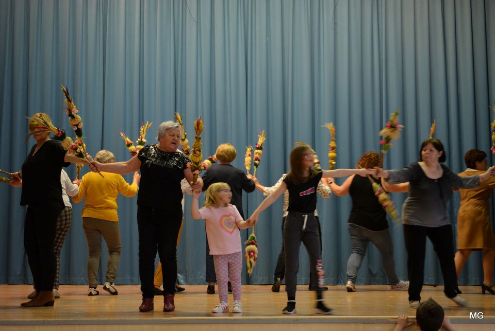 Répétition des Sokols dans la Salle des Fêtes d'Abscon le 13 mai 2023.