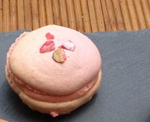 Mes Macarons à la praline rose