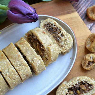 Roulés à la figue - dessert sans cuisson