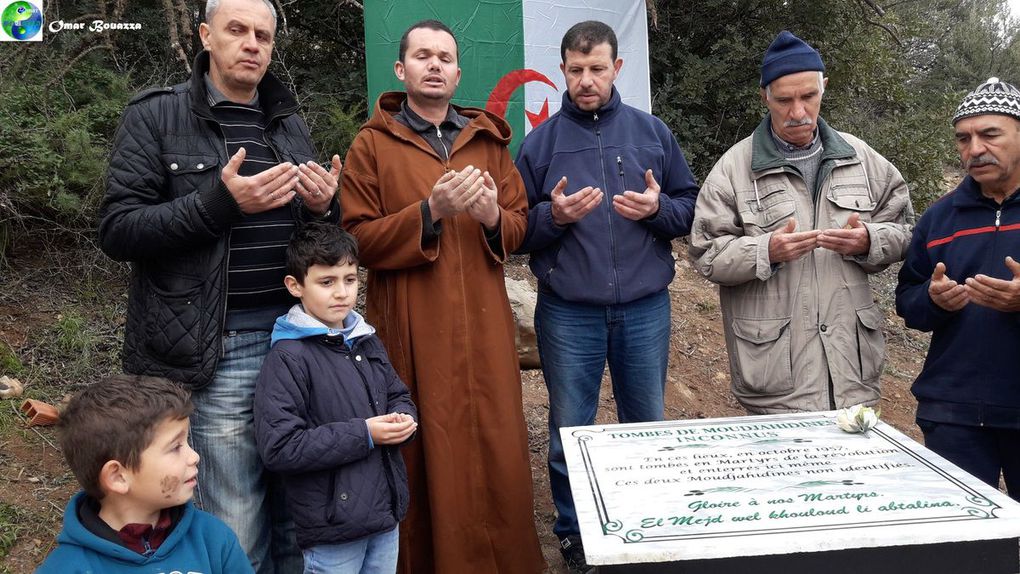 Hommages rendus aux Chouhada inconnus  tombés en Martyrs à Ath Saidh -, par Omar Bouazza