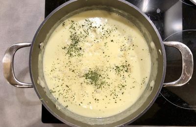 Cauliflower velouté (cream soup)