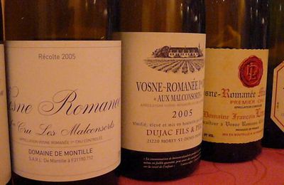 Vosne-Romanée autour des vins du Domaine de la Romanée-Conti.