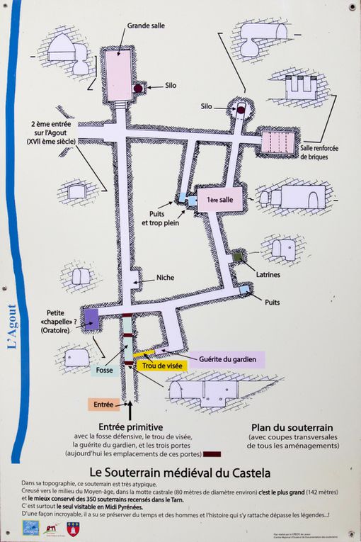 Site médiéval du Castela à St-Sulpice-la-Pointe (13/05/2023)