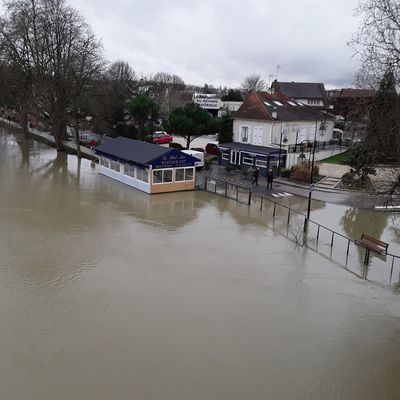 Crues à Bry sur marne et au Perreux janvier 2018