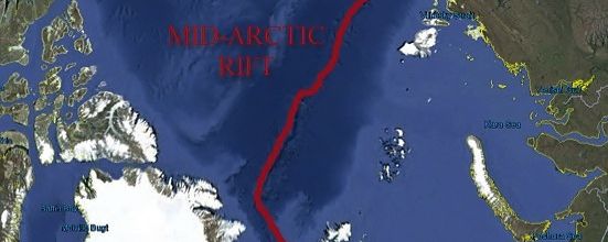 Geology, volcanoes and climate: The mid-Arctic rift.