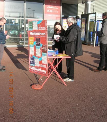 Une quinzaine de mobilisation normale pour la France Insoumise rochelaise