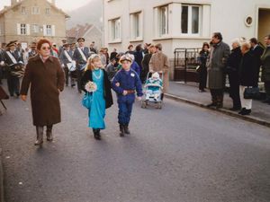 Sainte-Barbe des Mineurs d'Algrange en 1989