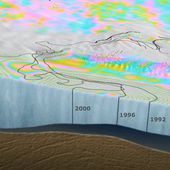 Pine Island retreat on the radar