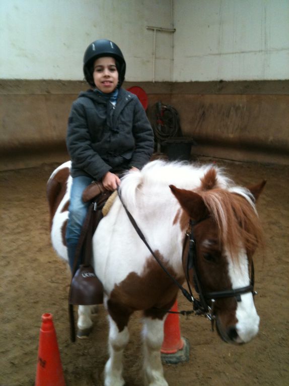 Les élèves de l'école Louise Michel et leurs poneys...