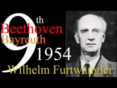 La 9 ème  Symphonie  de Beethoven jouée en  1954 à Lucerne,...