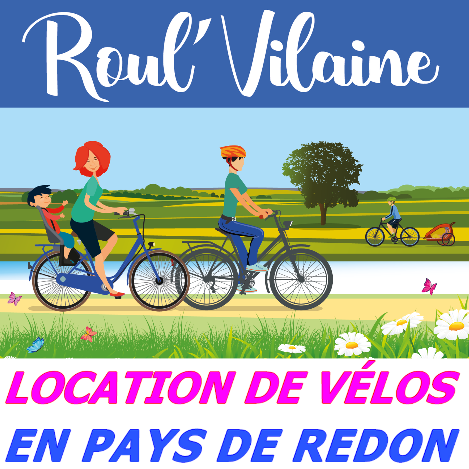 Location de vélos en Pays de Redon, sur la Vilaine ou le canal de Nantes à Brest