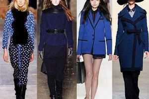 Tendance hiver 2016 : Noir et bleu marine 