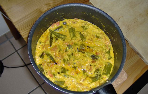 Okra au yaourt