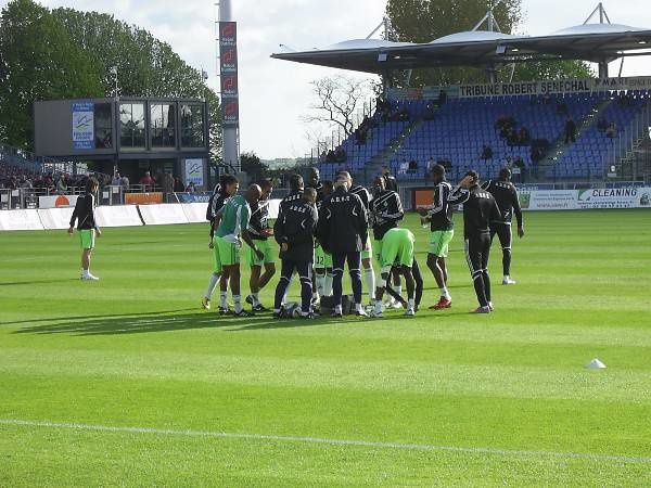 Match Boulogne-sur-mer contre St Etienne, décisif pour le maintien en ligue 1, le 05 mai 2010