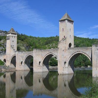 Le pont Valentré à Cahors, chemin de Saint Jacques.
