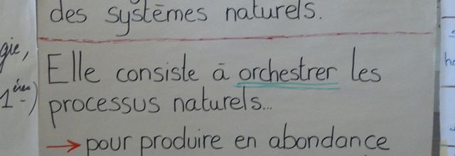 Se former pour apprendre la permaculture