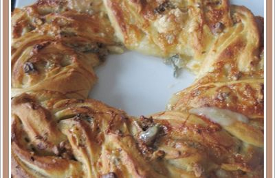 Kringle salé au gorgonzola