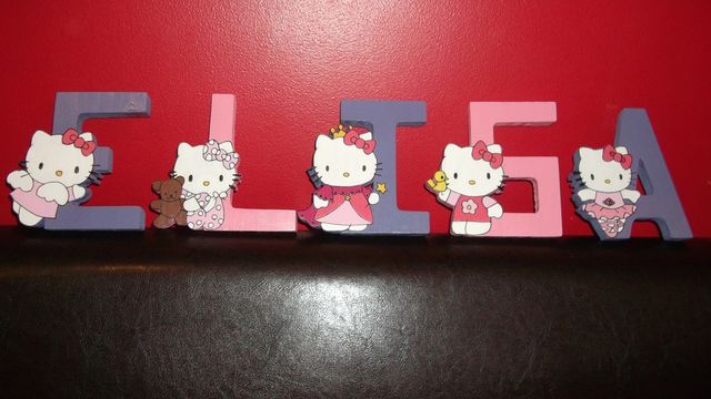 Album - Lettres-en-bois-Hello-kitty