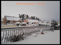 Le Bois des Gâts sous la neige. Châteaudun 2018.