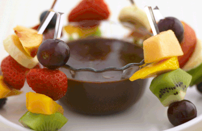Fondue chocolat & fruits