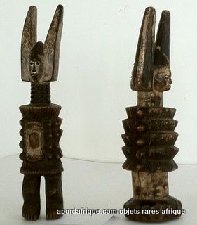 Statuettes d'autel Igbo/Ikenga NIGERIA