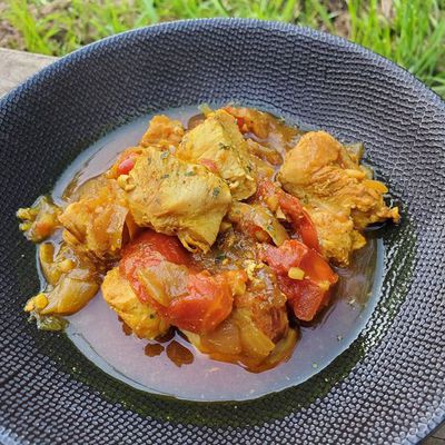 Poulet aux tomates light au Cookéo