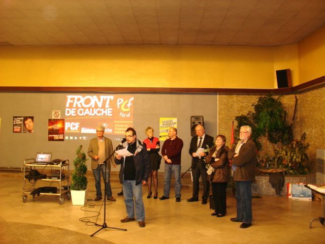 Cérémonie des Voeux de la Section PCF de l'Agglomération Roubaisienne, le 27 janvier 2012