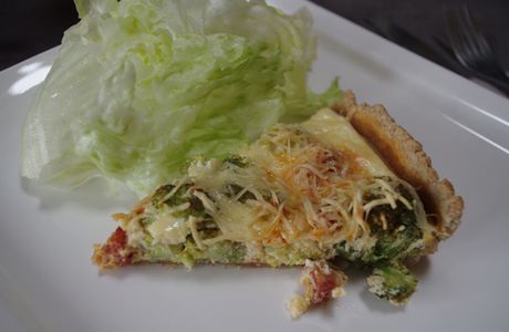 Tarte au brocoli et au chorizo