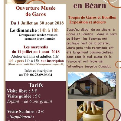 Ateliers de modelage à GAROS