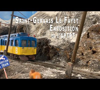 Exposition de l'Amicale du Petit Train du Parc Thermal à Saint-Gervais les 23 & 24 octobre 2021
