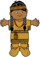 Vie & coloriages de ste Kateri Tekakwitha