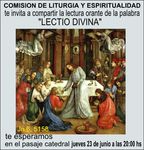 LECTIO DIVINA jueves 23 de junio 20:00 hs