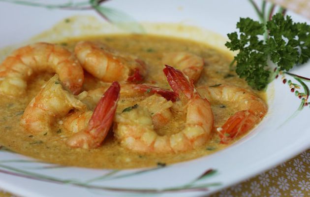 Crevettes à l'indienne