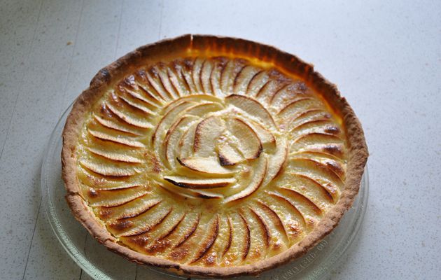 Tarte aux pommes à l'alsacienne !!!!