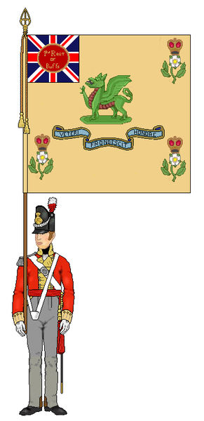 Le 3rd ( Kent ) Regiment of Foot &quot;The Buffs&quot; dans la guerre de 1812