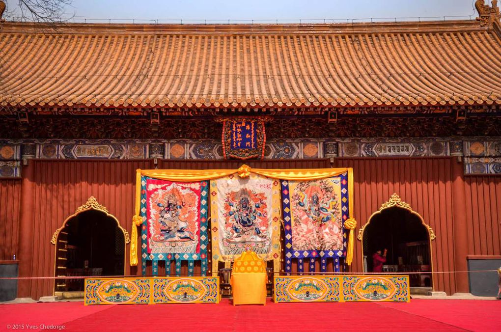 Pékin : temple des lamas et la Grande muraille