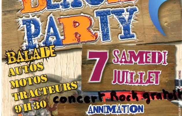 Beach Party à Noyant-de-Touraine, le 7 juillet 2018.