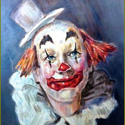 Clowns en peinture -  Luis Valenzuela