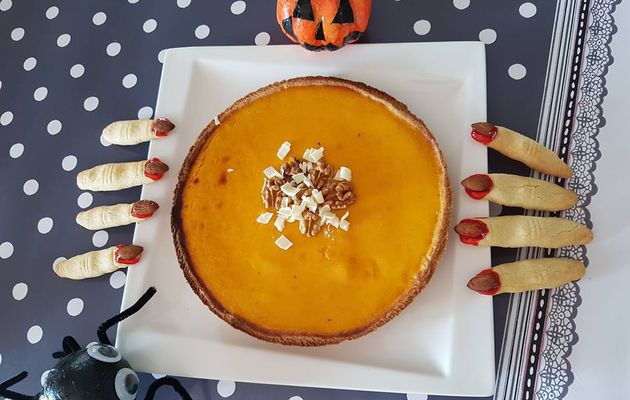 tarte a la citrouille halloween