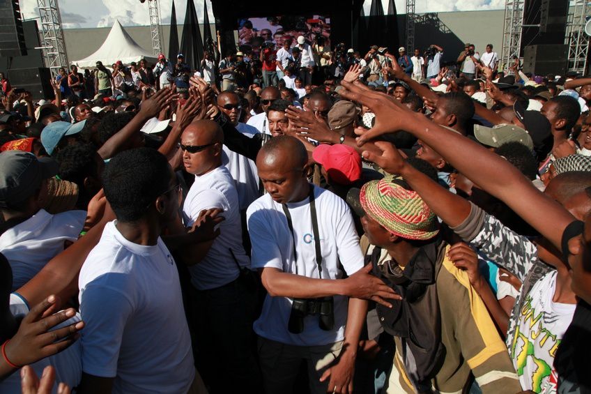 Dans le cadre du IIè anniversaire de la IVèRépublique, le couple présidentiel, Andry et Mialy Rajoelina, a inauguré le «Coliseum de Madagascar» sis à Antsonjombe. 3è partie. Photos: Harilala Randrianarison