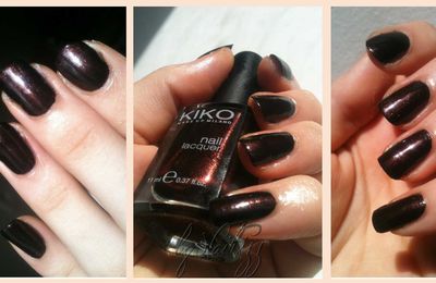 Swatch KIKO 374 pearly chocolate noir