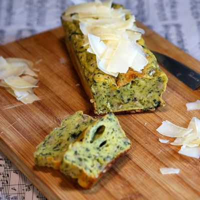 Cake aux épinards, courgettes et pecorino (à l'Omnicuiseur... ou pas)