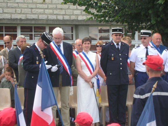 cérémonie du 14 juillet à montbard