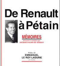 De Renault à Pétain. Mémoires