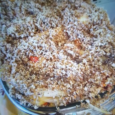 Haricots en crumble