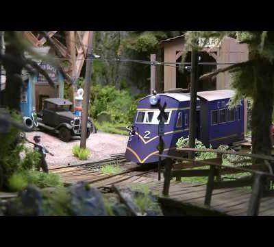 vidéo du module Cook Mountain & River Railroad, pendant l'exposition d'Eurospoor 2018