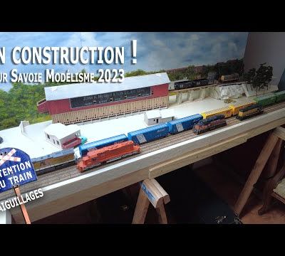Le nouveau réseau de trains miniatures HO de Patrice Jouve