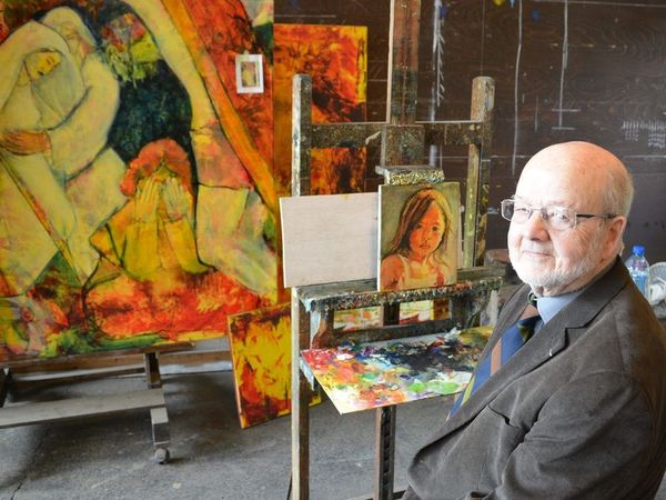 René DUCOURANT a décoré et aménagé l'intérieur de l'Eglise