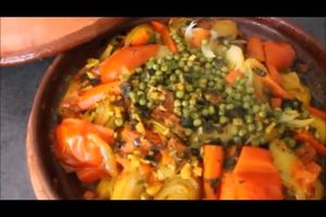 Tajine de poulet aux légumes