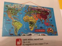 Puzzle magnétique du Monde  (Janod)